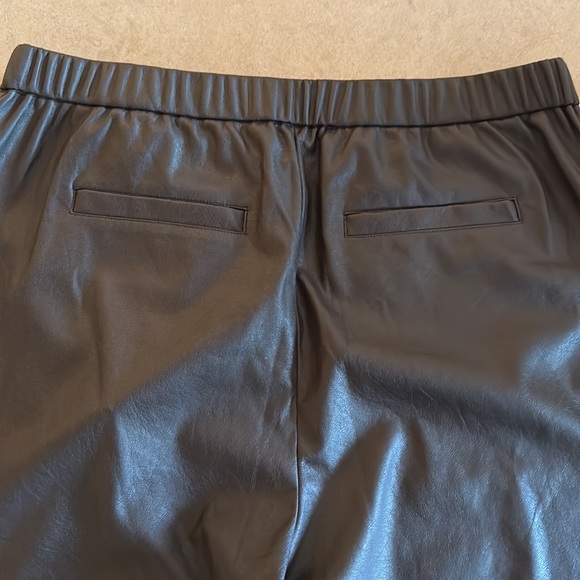 Brochu Walker loose leather cropped pant - Picture 3 of 6